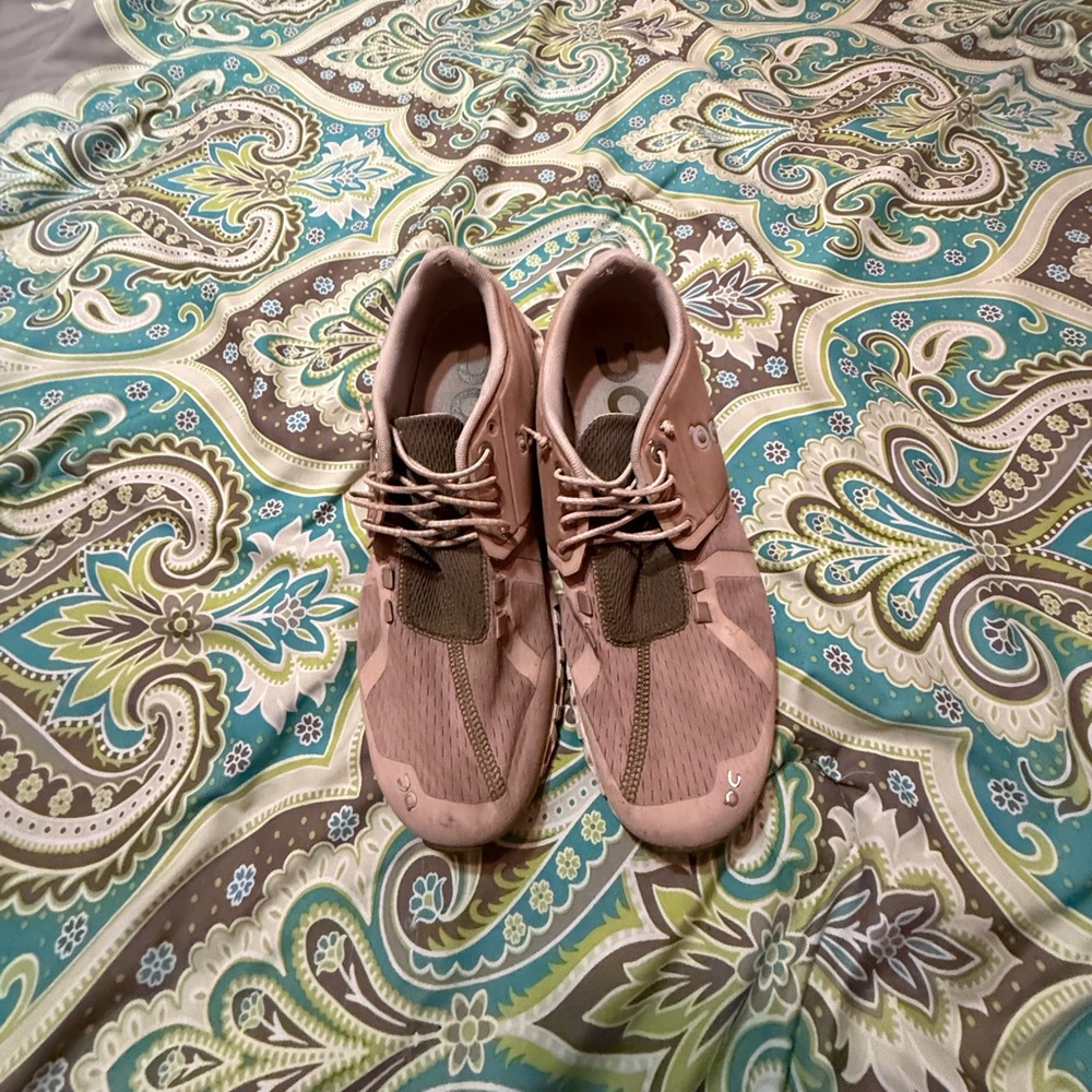 OC Style Women's Pink and Brown Athletic Shoes
